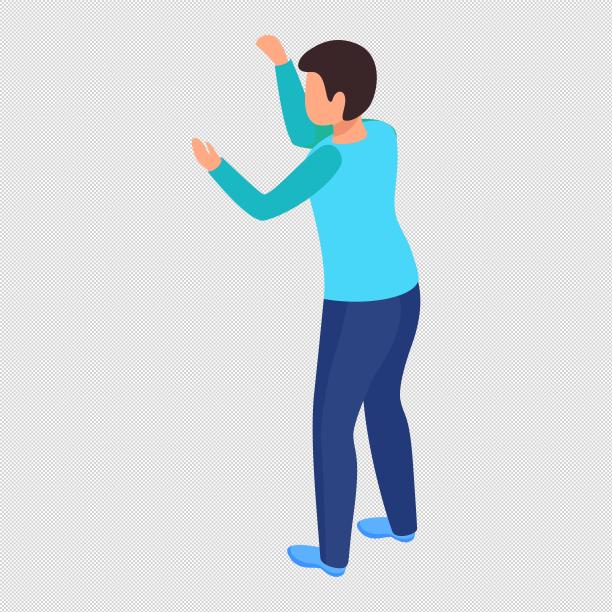 男人背影举手图片下载