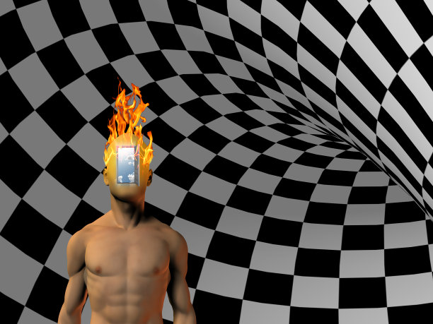 Burning Mind. 3D渲染图片下载