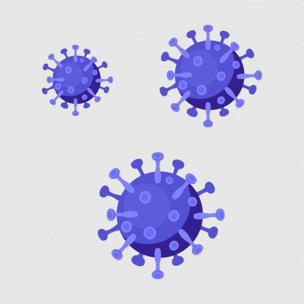 蓝色病毒细菌图片下载