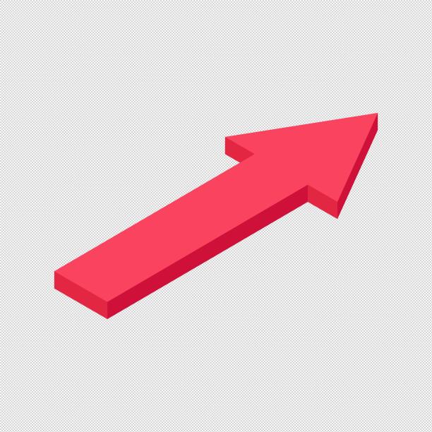 红色箭头指向方向图片下载