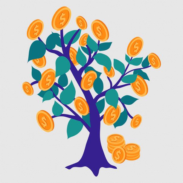 树木金钱树摇钱树图片下载