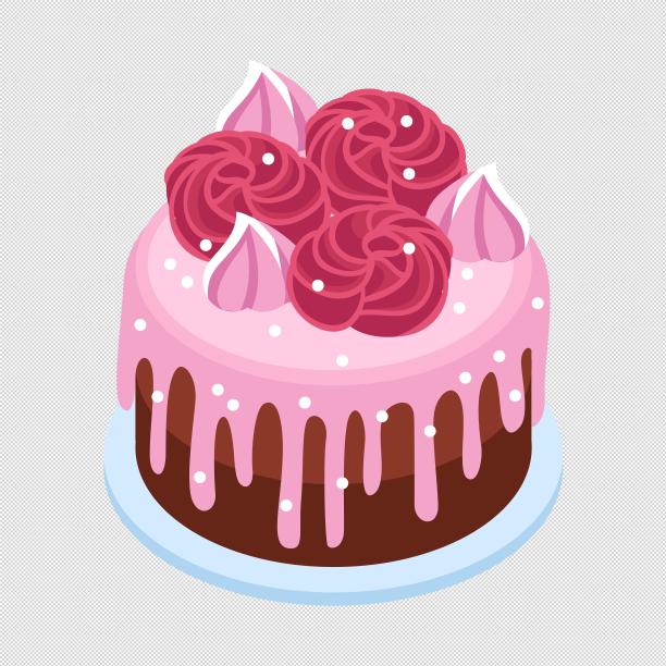 草莓蛋糕曲奇饼干图片下载