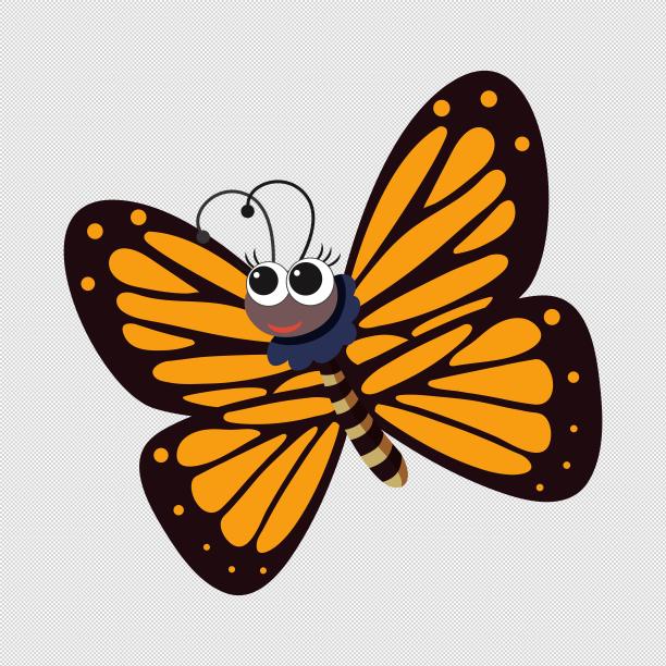 卡通蝴蝶动物图片下载