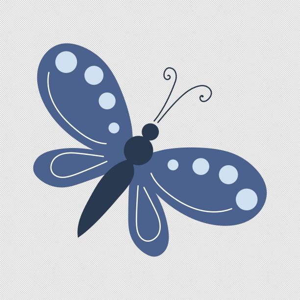 卡通蝴蝶昆虫图片下载