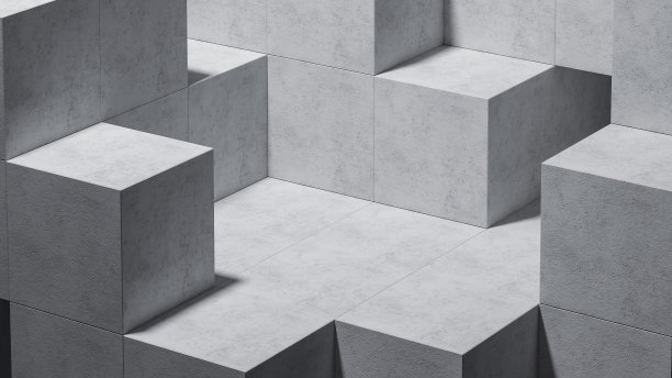 样板讲台的品牌和包装演示。化妆品和时尚。最小的设计组合与石质立方体。阳光下的自然美丽底座。3 d渲染。3 d演示。图片下载