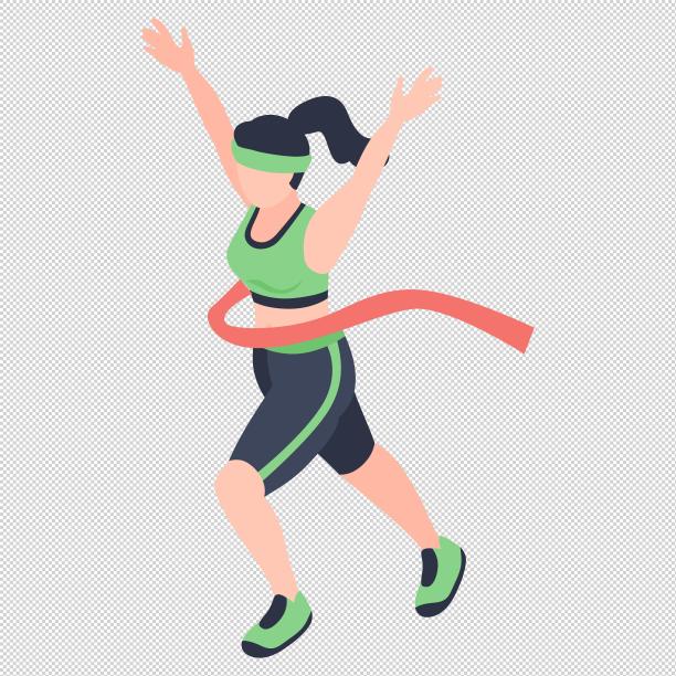 运动员终点冲刺图片下载