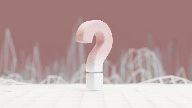 3d插图彩色问号图标，问题和解决方案，任务标志，搜索，帮助，知识和问题抽象概念符号，查询，搜索图标和测试标志，3d渲染图片下载