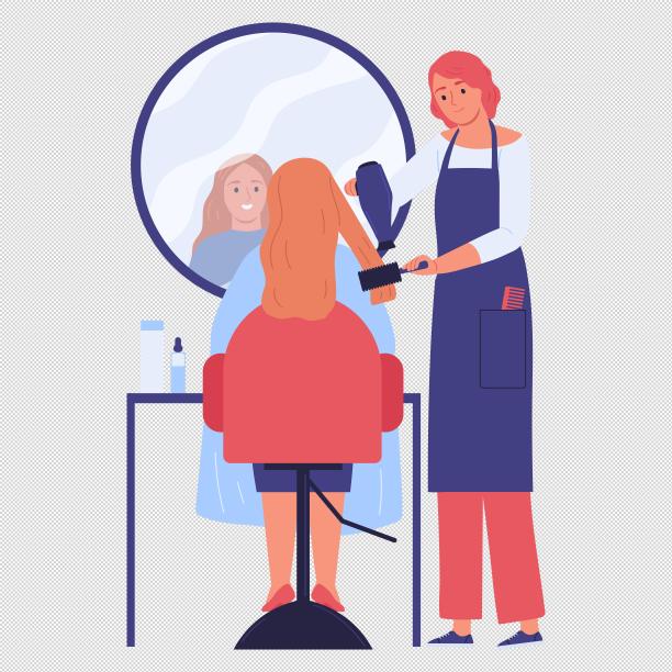 女人理发理发椅图片下载