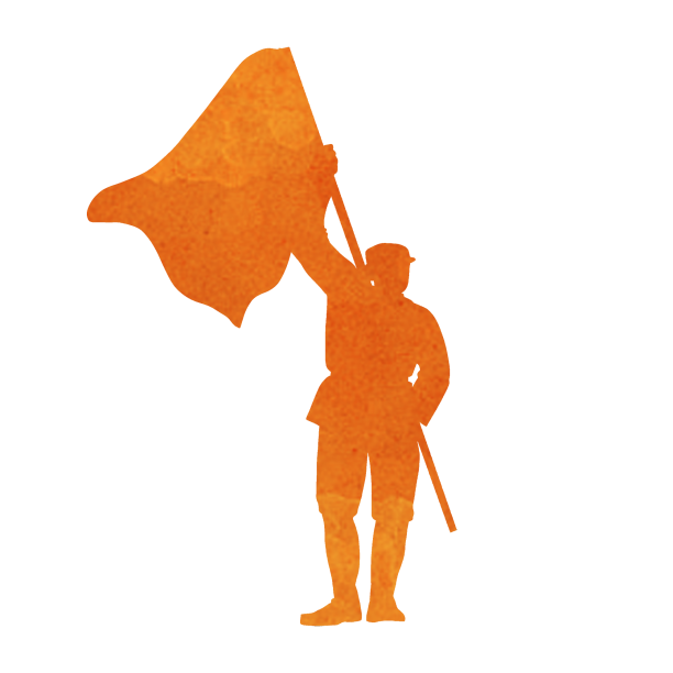 革命人物剪影图片下载