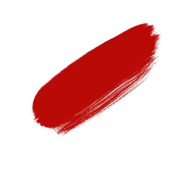 红色毛笔笔触印泥图片下载