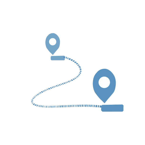 地图蓝色定位图片下载