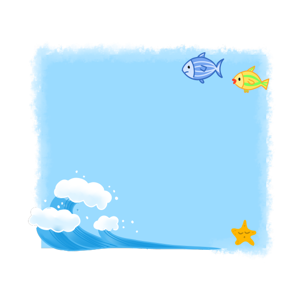 海洋边框海浪图片下载
