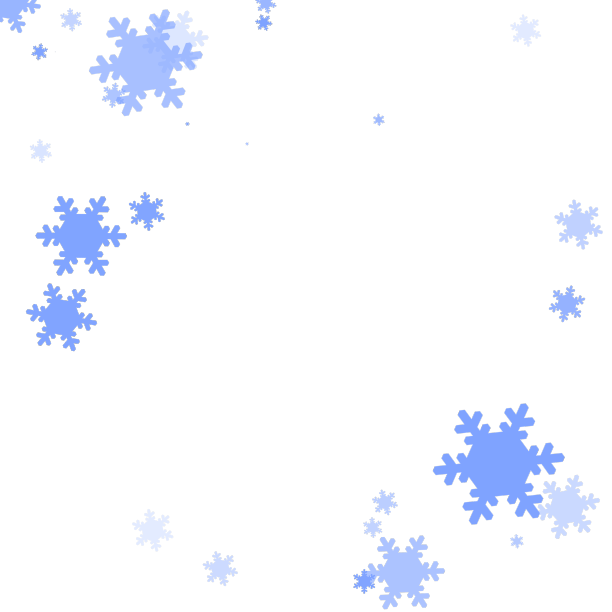 蓝色雪花下雪图片下载