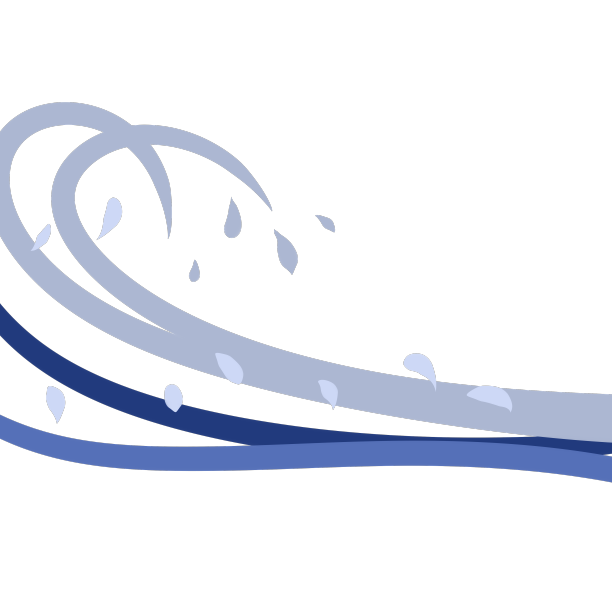 蓝色渐变简约边框图片下载