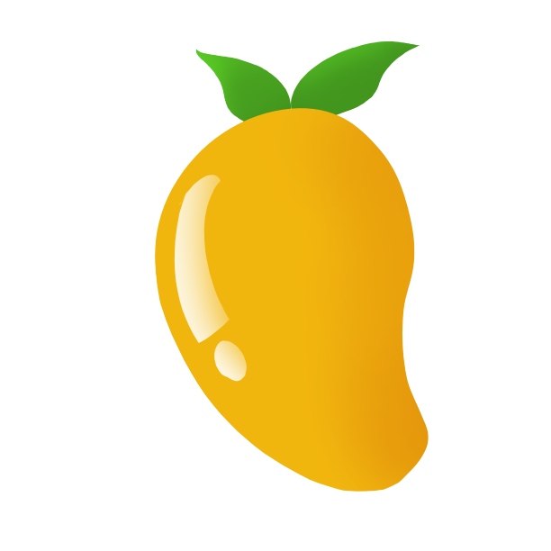 黄色卡通芒果图片下载