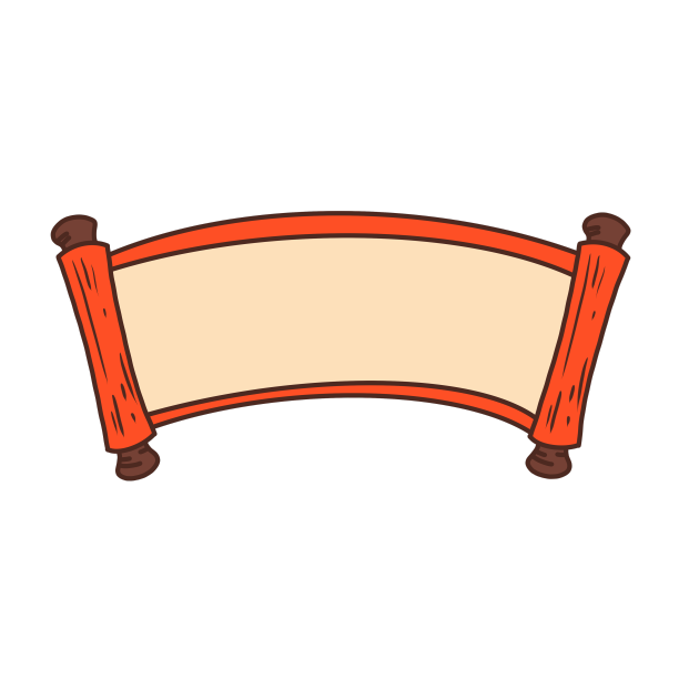 画轴古风标题框图片下载