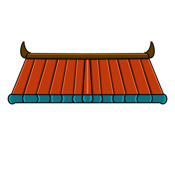 屋顶房顶国潮元素图片下载