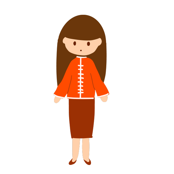 新年人物卡通可爱素材图片下载