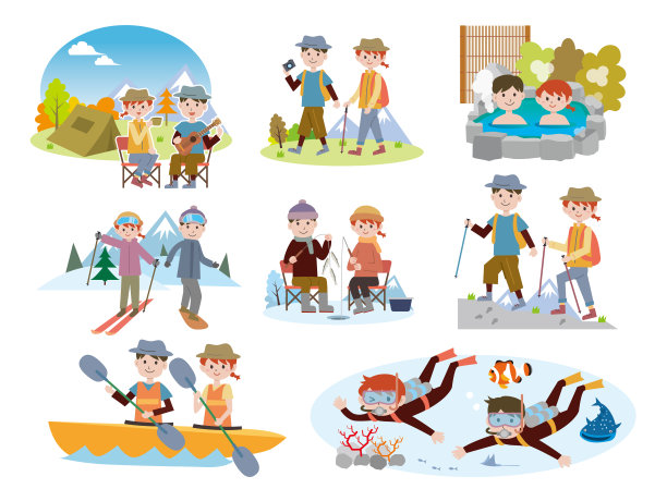 休闲观光旅游玩图片下载