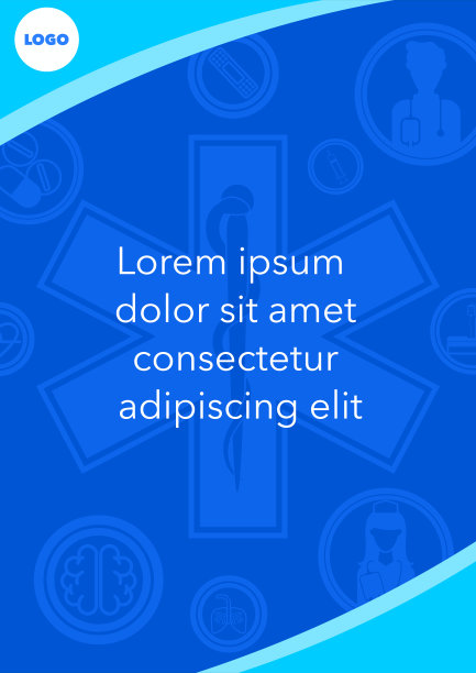 健康和医疗。卫生医疗机构申报海报背景设计。向量的背景。图片下载