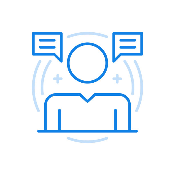 最新的商业新闻图标向量信息广播与字符解说员摘要图片下载