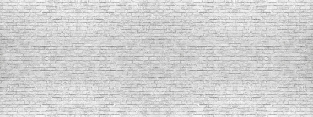 全景旧白砖墙作为背景图片下载