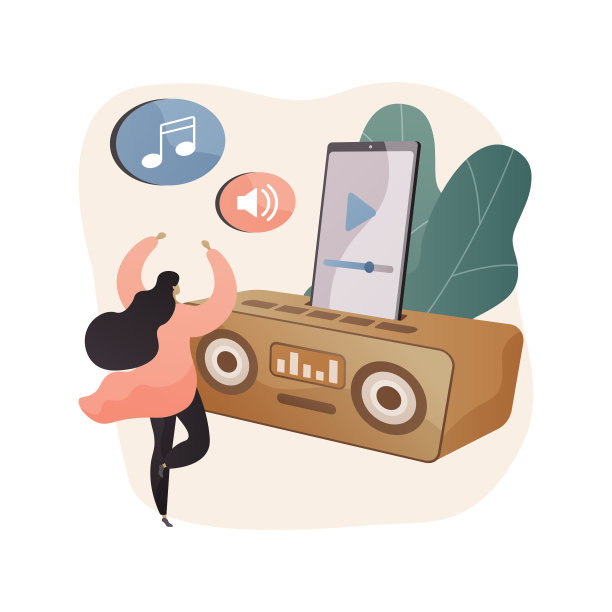 对接站抽象概念矢量插图。图片下载