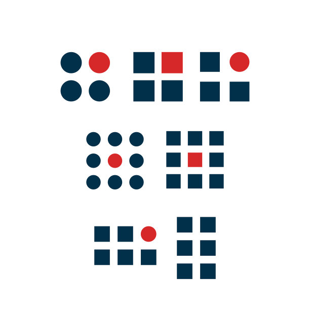 网格和框架图标设置在平风格的股票图片下载