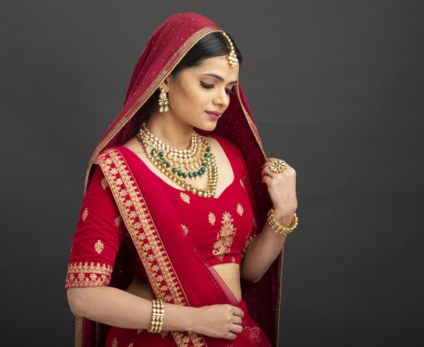 美丽的印度穆斯林新娘图片下载