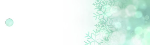 乌绿色旗帜背景与书签图案的冬季图像图片下载