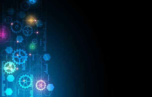 摘要工程机械背景与技术线路板纹理。电子主板与通讯概念。EP.1图片下载