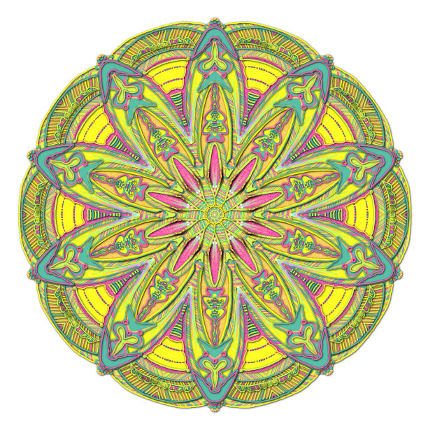 多彩的曼荼罗禅宗放松图片下载