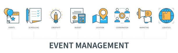 事件管理矢量信息图图片下载