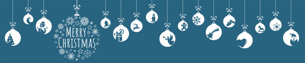 圣诞祝福，飘着雪花，飘着小玩意图片下载