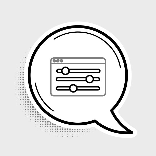 行浏览器设置图标孤立在灰色背景。调整、服务、维护、修理、固定。色彩斑斓的轮廓的概念。向量图片下载