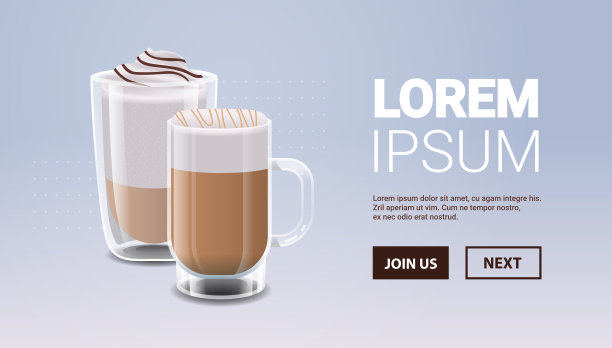 现实的杯子咖啡热冰沙焦糖玛奇朵饮料图片下载