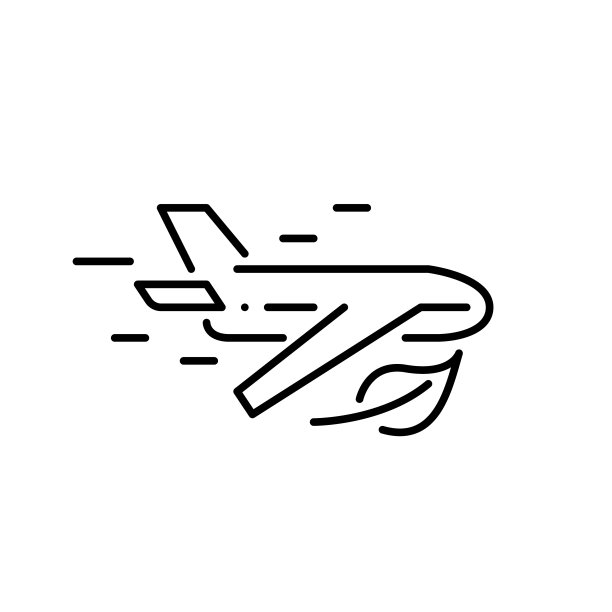 可持续航空燃料的图标。飞机带着绿叶飞翔。完美的像素，可编辑的stroke图标图片下载