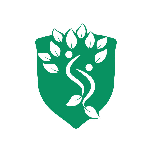 健康人矢量标志设计。图片下载