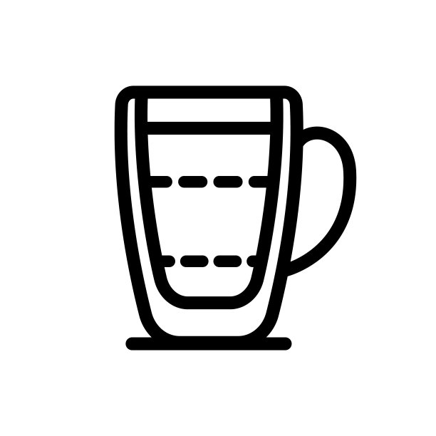 咖啡轮廓图标图片下载