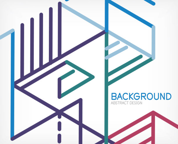 抽象底色线条上的白色图片下载