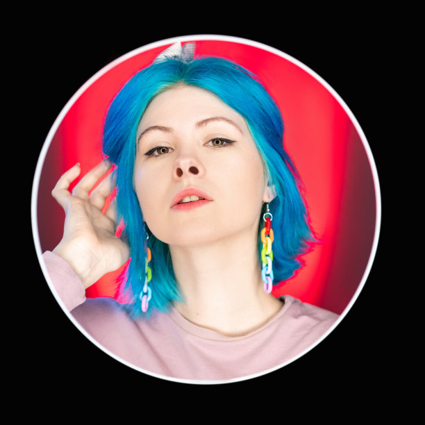 美女肖像流行现代风格漂亮女人脸图片下载