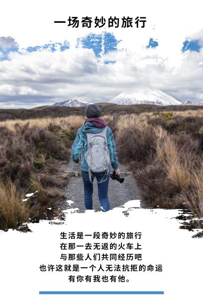 创意简约清晰旅行手机海报图片下载