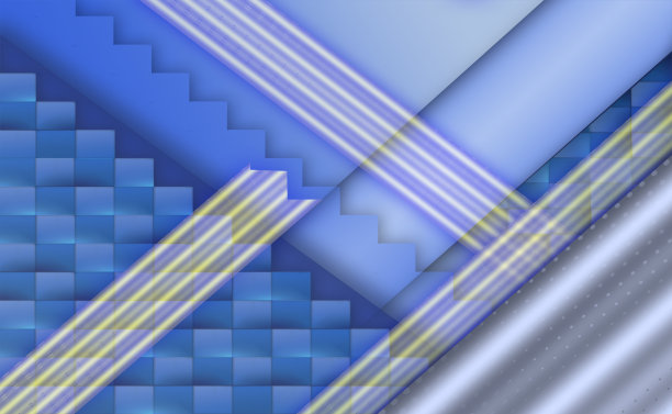 抽象透明柔和的蓝色阴影几何形状背景，现代横幅设计。图片下载