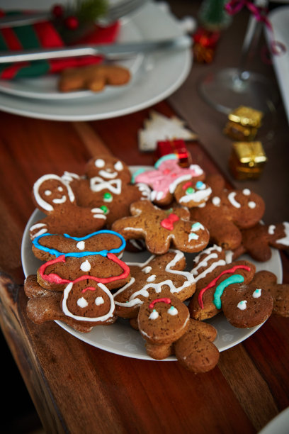 圣诞姜饼饼干图片下载