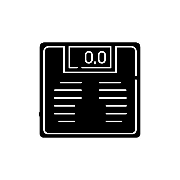 缩放线颜色图标。来减肥。体重测量图片下载