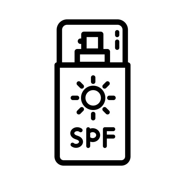 化妆品太阳图标图片下载