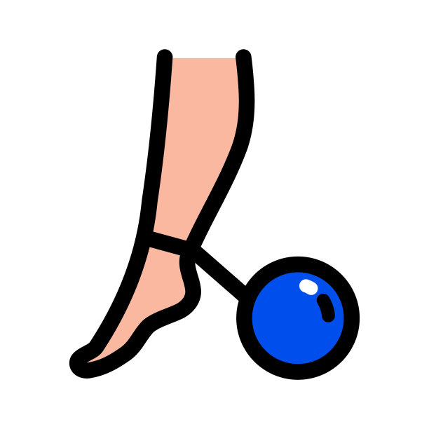 静脉曲张的彩色图标图片下载