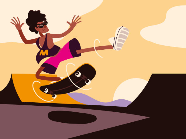 溜冰者在城市滑板图片下载