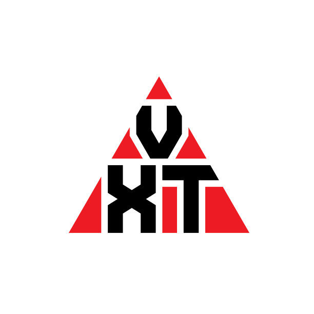 三角形VXT字母logo设计图片下载