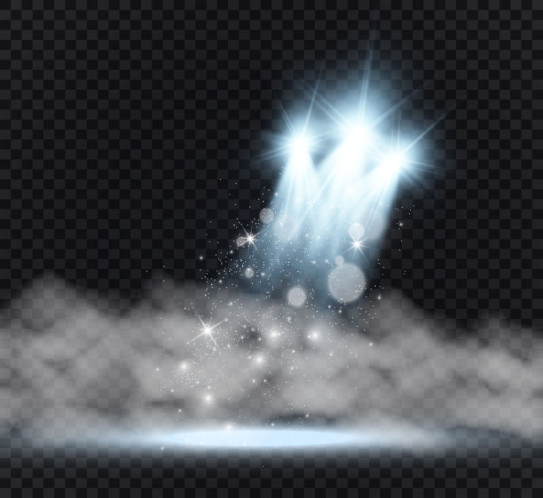 聚光灯下的白色场景。图片下载